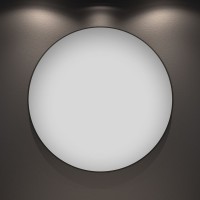 Зеркало круглое Wellsee 7 Rays’ Spectrum 65 черное матовое