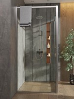 Душевой уголок Orange E23 13090TCR стекло прозрачное, профиль хром