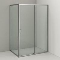 Душевой уголок Orange E23 13090TCR стекло прозрачное, профиль хром