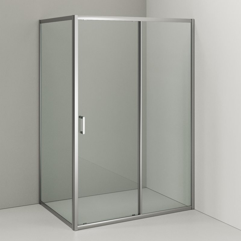 Душевой уголок Orange E23 13090TCR стекло прозрачное, профиль хром