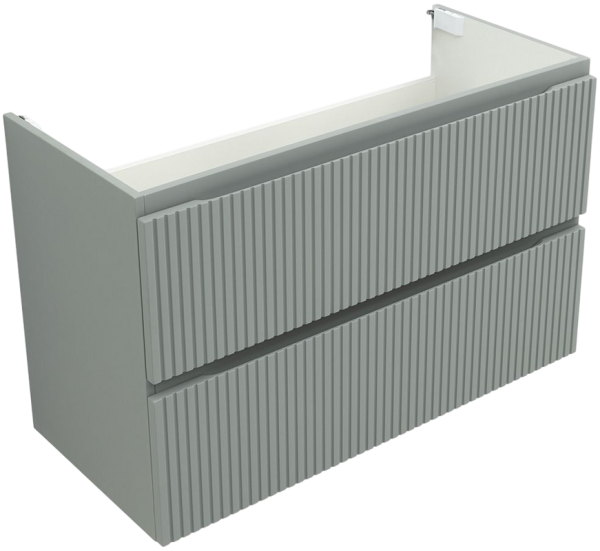 Тумба под раковину Aquanet Джейн (Flat) 100 подвесная, мисти грин