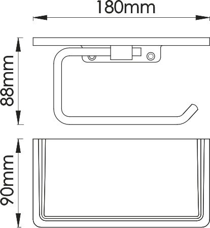 Набор Держатель Wasserkraft K-1525 + Ершик K-1117Black