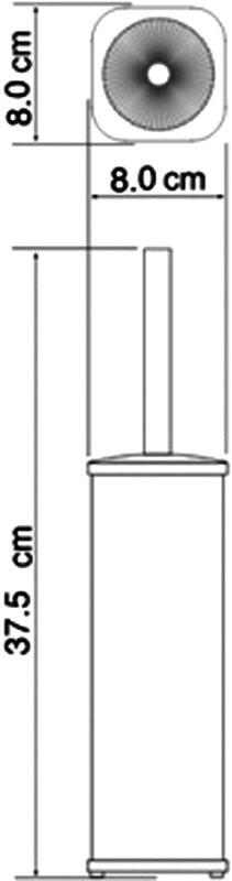 Набор Держатель Wasserkraft K-1525 + Ершик K-1117Black