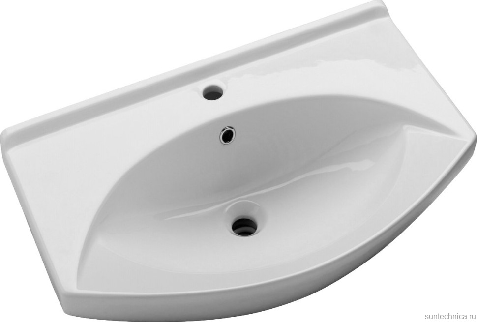 Тумба с раковиной Owl 1975 Vessla stor 65, подвесная, белый лак