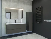 Мебель для ванной комнаты Caprigo Forte 120 R подвесная, графит