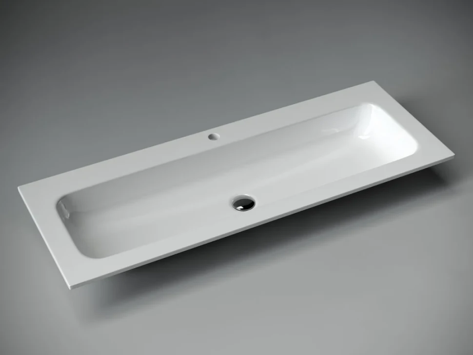 Тумба с раковиной Sancos Snob R 120 см, beige soft, раковина CN7017