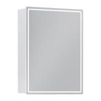 Зеркало-шкаф Vigo Geometry Comfort 60 с подсветкой и антизапотевателем, белый