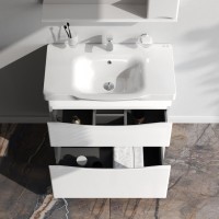 Мебель для ванной комнаты AM.PM Like 80 напольная, белый глянец