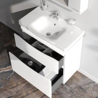 Мебель для ванной комнаты AM.PM Like 80 напольная, белый глянец