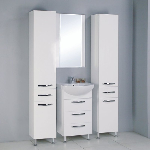 Мебель для ванной комнаты AQUATON Ария Н 50 белая
