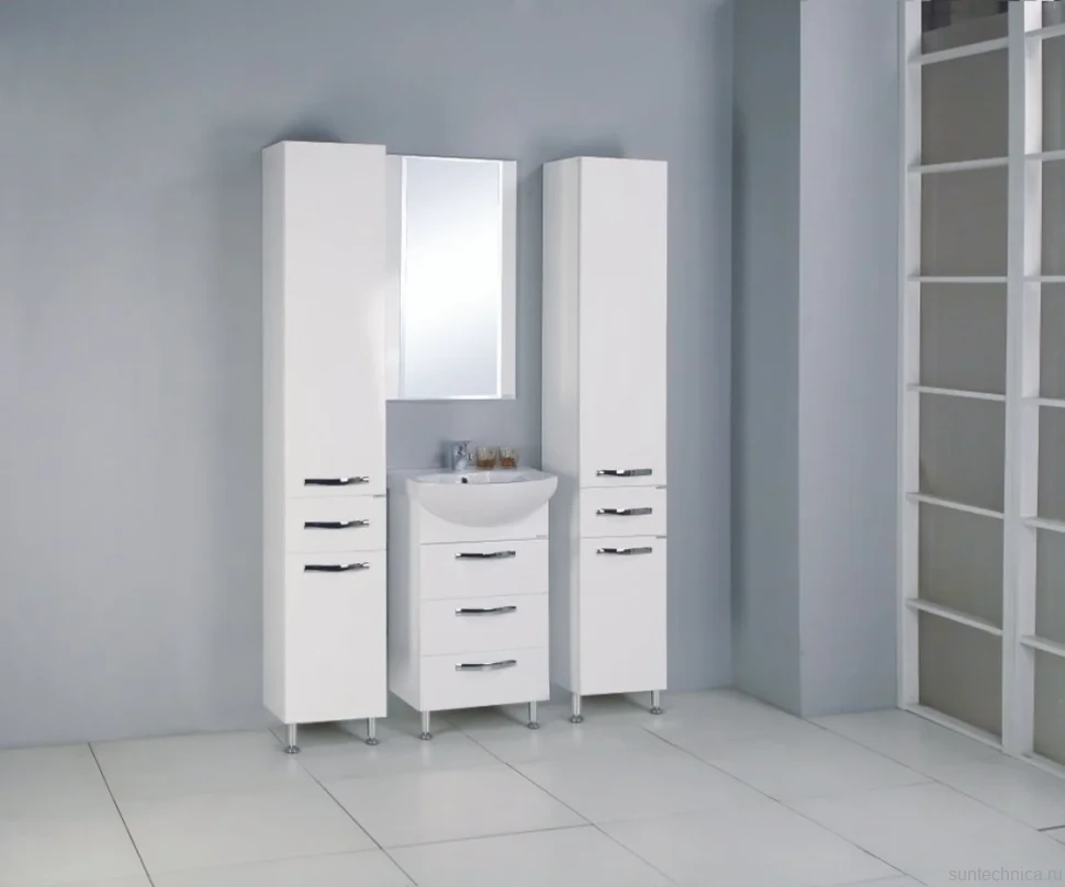 Мебель для ванной комнаты AQUATON Ария Н 50 белая