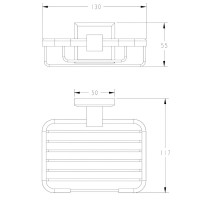 Мыльница Fashun A26 A2602-1 + Стакан Fashun A26 A2606 хром Мыльница Fashun A26 A2602-1 + Стакан Fashun A26 A2606 хром