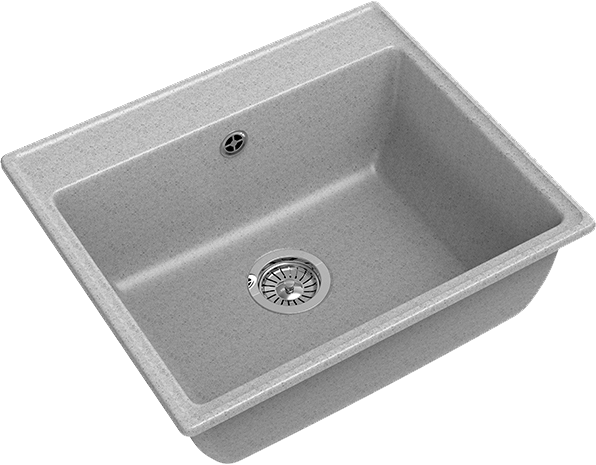 Комплект Мойка GranFest Vertex GF-V-580 серая + Смеситель MEGA Mega