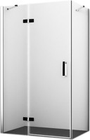 Душевой уголок Wasserkraft Aller 10H06LB black matt, 120x80 см