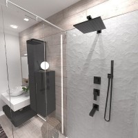 Душевой гарнитур Paini Grazia 21PZ440 черный