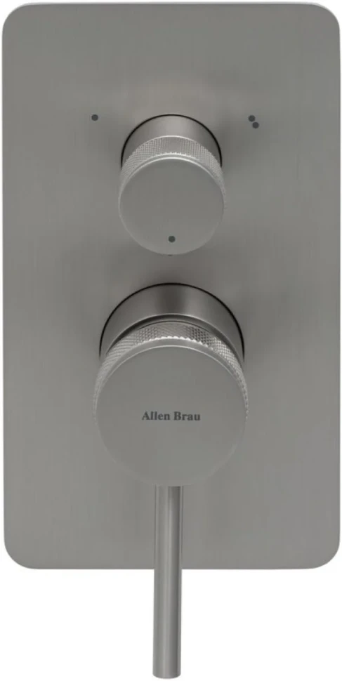 Встраиваемый смеситель для душа и ванны Allen Brau Priority 5.31A11-BN С ВНУТРЕННЕЙ ЧАСТЬЮ, брашированный никель