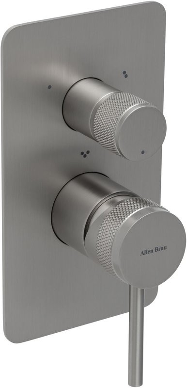 Встраиваемый смеситель для душа и ванны Allen Brau Priority 5.31A11-BN С ВНУТРЕННЕЙ ЧАСТЬЮ, брашированный никель