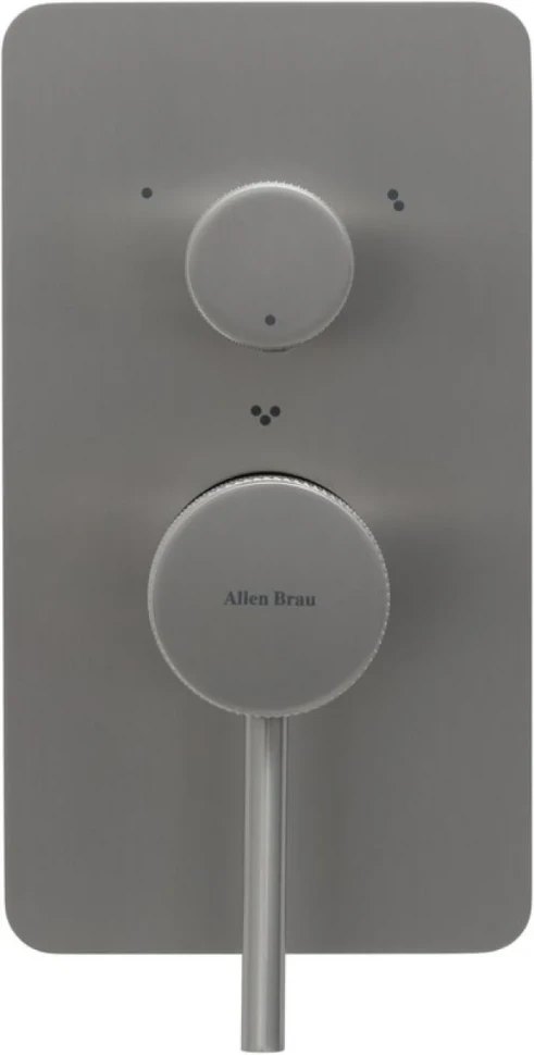 Встраиваемый смеситель для душа и ванны Allen Brau Priority 5.31A11-BN С ВНУТРЕННЕЙ ЧАСТЬЮ, брашированный никель
