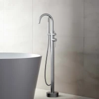 Напольный смеситель для ванны с душем AQUATEK Европа AQ1345CR хром