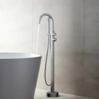Напольный смеситель для ванны с душем AQUATEK Европа AQ1345CR хром