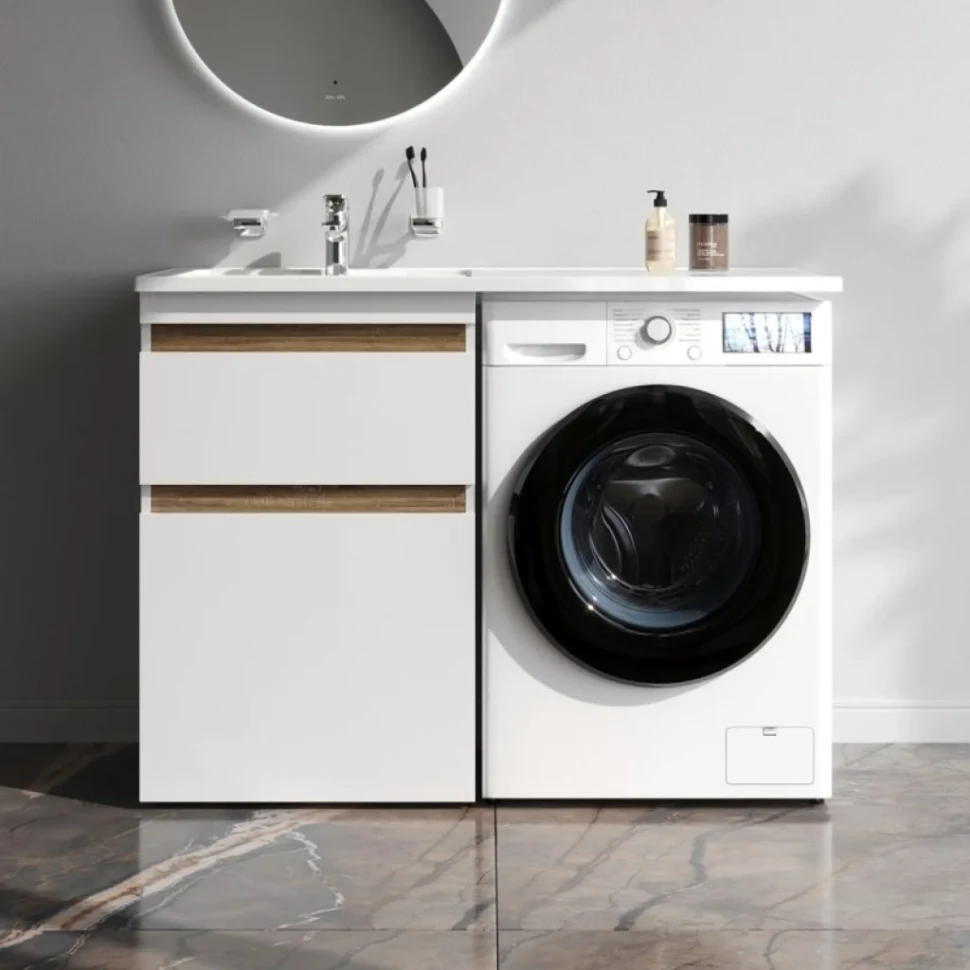 Тумба с раковиной AM.PM X-Joy 60 L под узкую стиральную машину