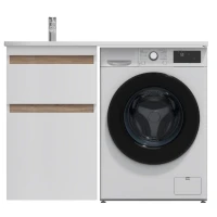 Тумба с раковиной AM.PM X-Joy 60 L под узкую стиральную машину Тумба с раковиной AM.PM X-Joy 60 L под узкую стиральную машину