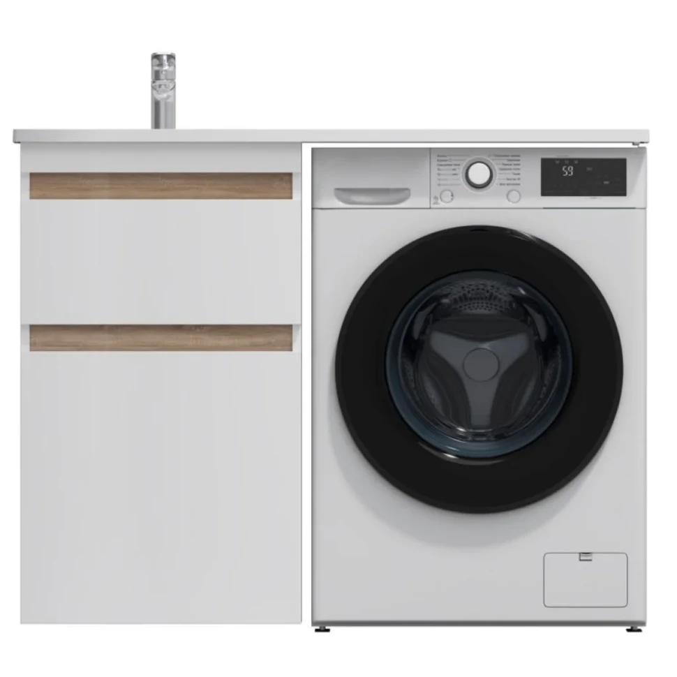 Тумба с раковиной AM.PM X-Joy 60 L под узкую стиральную машину