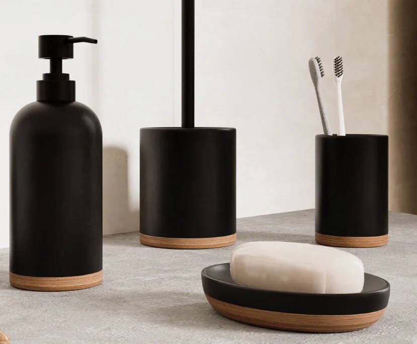 Стакан для зубных щеток Wasserkraft Vils K-6128 черный