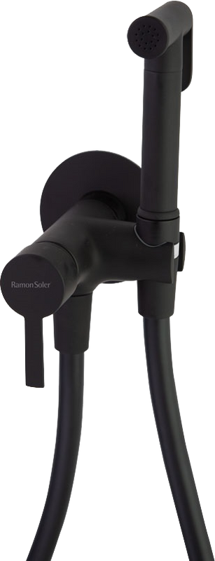 Гигиенический душ Ramonsoler Drako 336801WCNM со смесителем, С ВНУТРЕННЕЙ ЧАСТЬЮ, черный