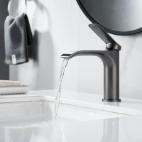 Смеситель для раковины Shevanik S4101T оружейная сталь Смеситель для раковины Shevanik S4101T оружейная сталь