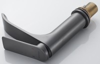 Смеситель для раковины Shevanik S4101T оружейная сталь