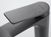Смеситель для раковины Shevanik S4101T оружейная сталь