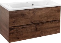 Тумба с раковиной Vincea Mia 90 темный дуб