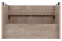 Тумба под раковину без столешницы Aquanet Оптима 80 подвесная, дуб светлый