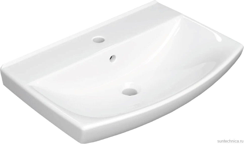 Тумба с раковиной SanStar Линни 70 напольная, белая