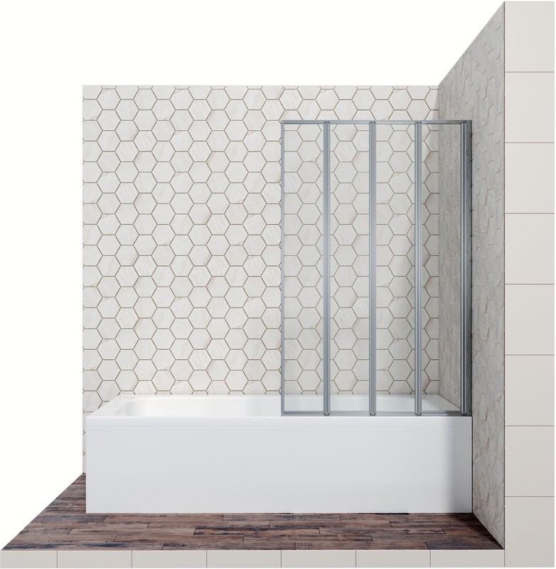 Шторка на ванну Ambassador Bath Screens 16041111R 100х140