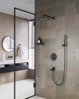 Душевой комплект Timo Saona SX-2379/03SM С ВНУТРЕННЕЙ ЧАСТЬЮ, черный