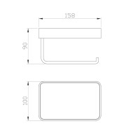 Держатель для туалетной бумаги Wonzon & Woghand Graffity WW-9366-BN брашированный никель Держатель для туалетной бумаги Wonzon & Woghand Graffity WW-9366-BN брашированный никель