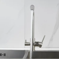 Смеситель для кухни Shevanik S328L сатин Смеситель для кухни Shevanik S328L сатин
