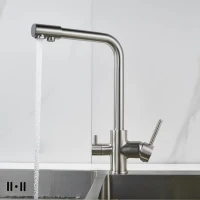 Смеситель для кухни Shevanik S328L сатин Смеситель для кухни Shevanik S328L сатин