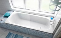 Стальная ванна BLB Universal B50H 150x70 см, пристенная, на ножках APMSTDBL1, с шумоизоляцией