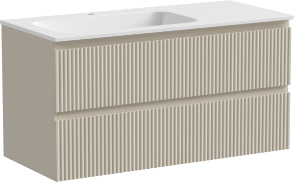 Тумба под раковину Sancos Snob R 100, L, beige soft