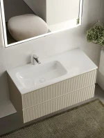Тумба под раковину Sancos Snob R 100, L, beige soft