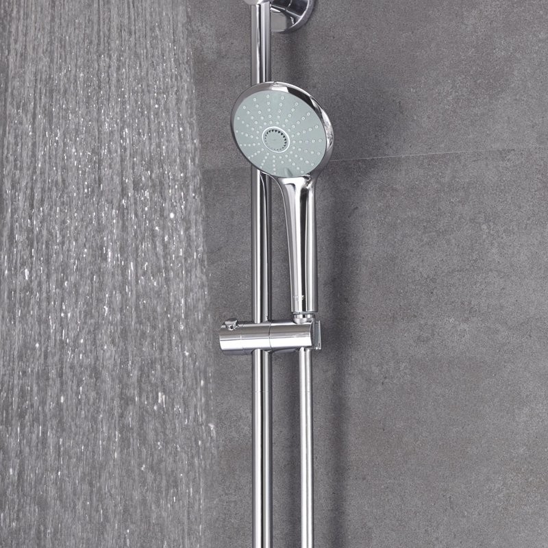 Душевой комплект Смеситель Grohe BauEdge 23604001 + Стойка Euphoria 27421002