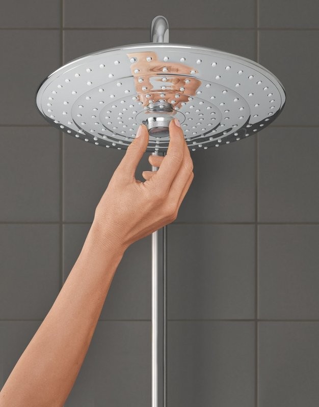 Душевой комплект Смеситель Grohe BauEdge 23604001 + Стойка Euphoria 27421002