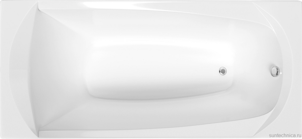Акриловая ванна 1MarKa Elegance 150x70 см, пристенная, белая, на ножках
