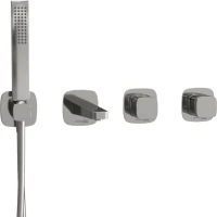 Встраиваемый смеситель для душа и ванны Wasserkraft Naab A8651.312.314.326.087.103 С ВНУТРЕННЕЙ ЧАСТЬЮ, хром