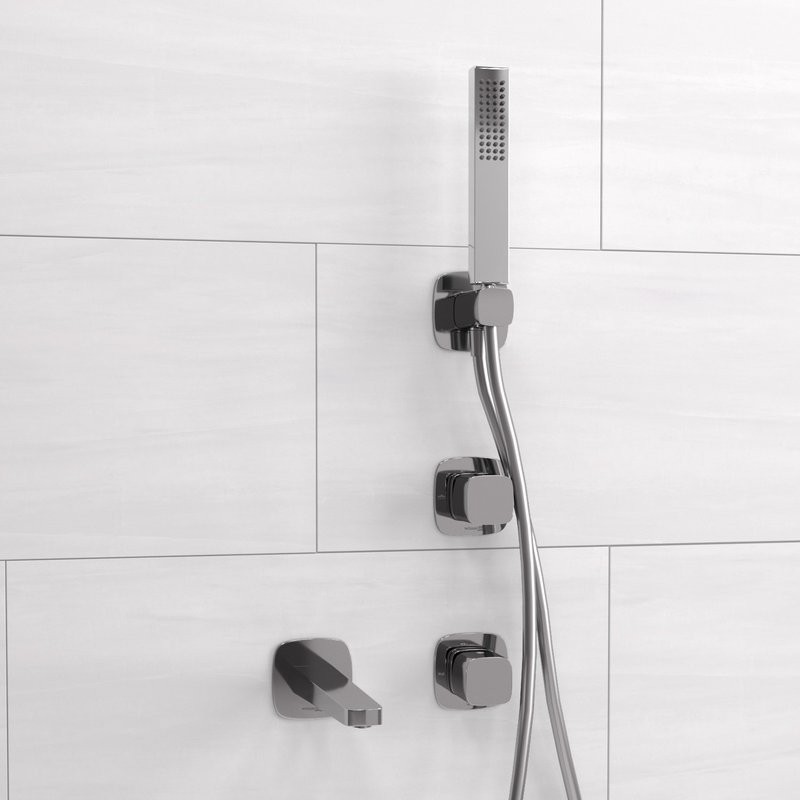 Встраиваемый смеситель для душа и ванны Wasserkraft Naab A8651.312.314.326.087.103 С ВНУТРЕННЕЙ ЧАСТЬЮ, хром