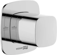 Встраиваемый смеситель для душа и ванны Wasserkraft Naab A8651.312.314.326.087.103 С ВНУТРЕННЕЙ ЧАСТЬЮ, хром