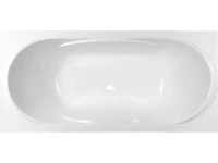 Ванна из искусственного камня Эстет Астра 170x80 см, пристенная, на ножках